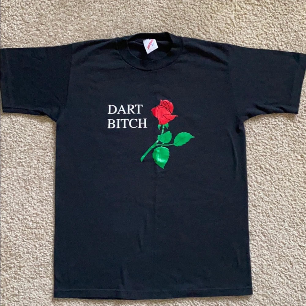 Vintage 80’s DART BITCH T Shirt Size M